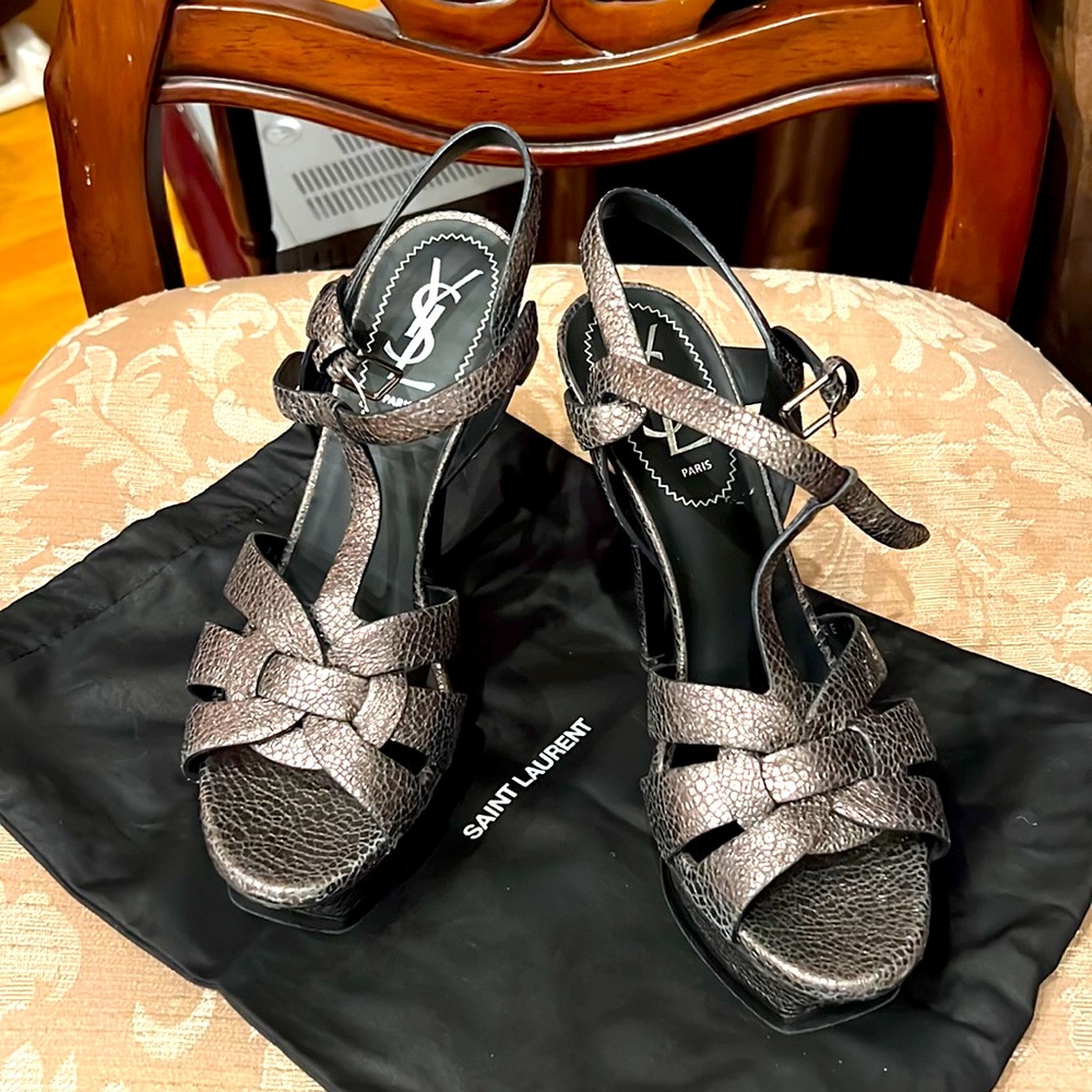 Saint Laurent Tribute platform sandals